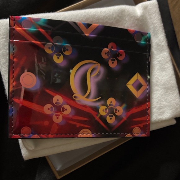 Authentic Christian Louboutin Holographic Card Holder - Picture 2 of 4